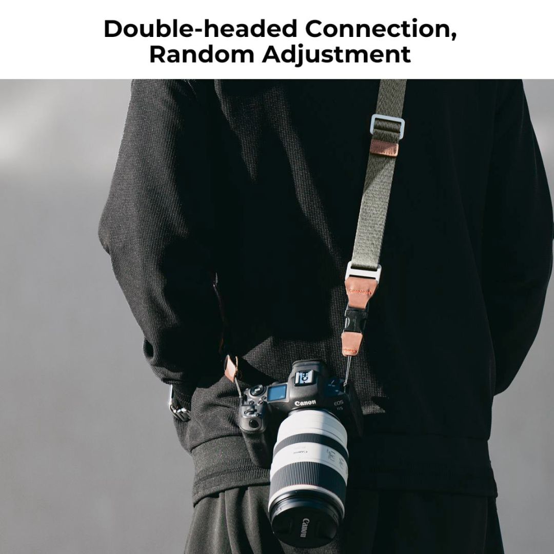 K&F Concept 32mm Camera Neck Strap sa Quick Release-om URBAN WANDER 01 (Zeleni) KF13.115V3 - 2